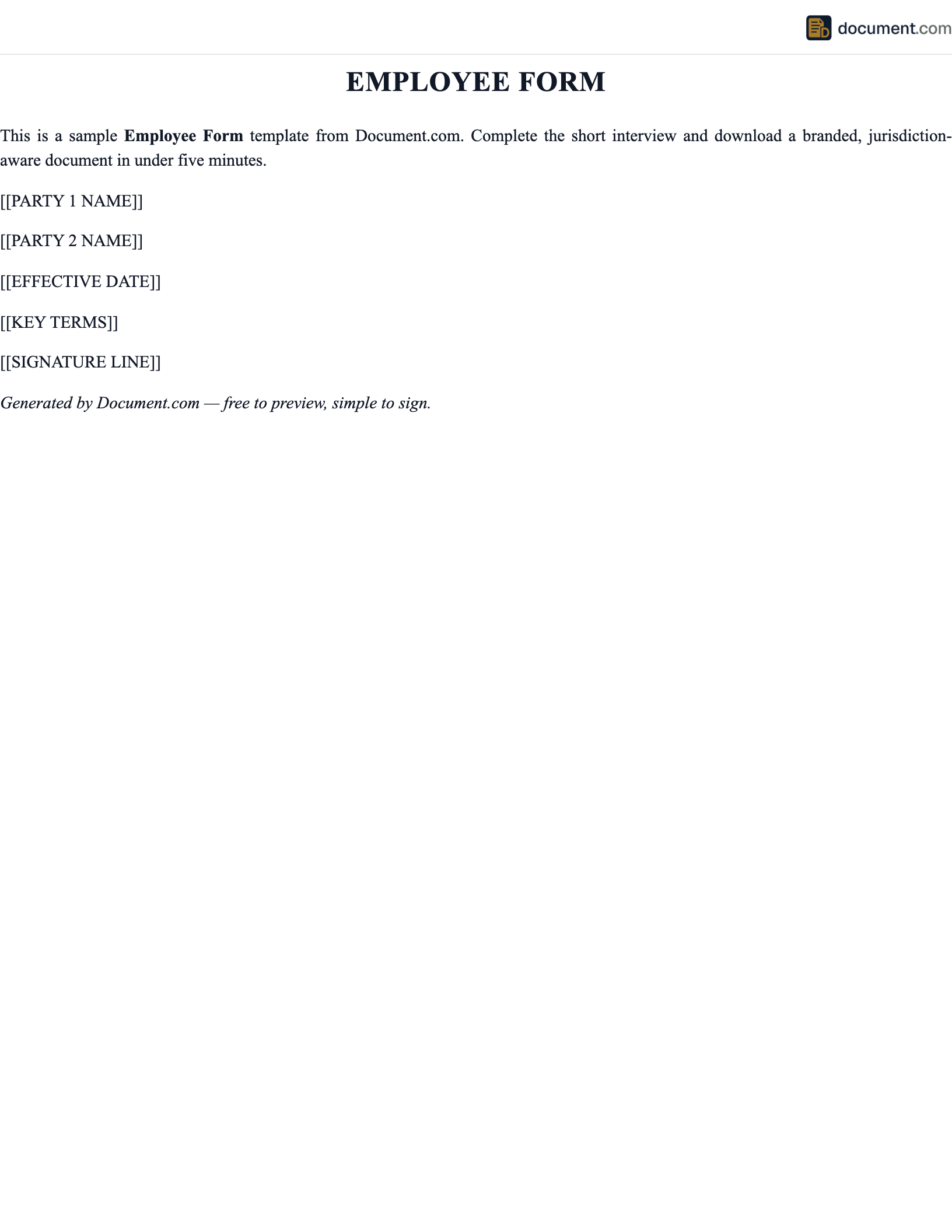 Write Up Disciplinary Action Employee preview